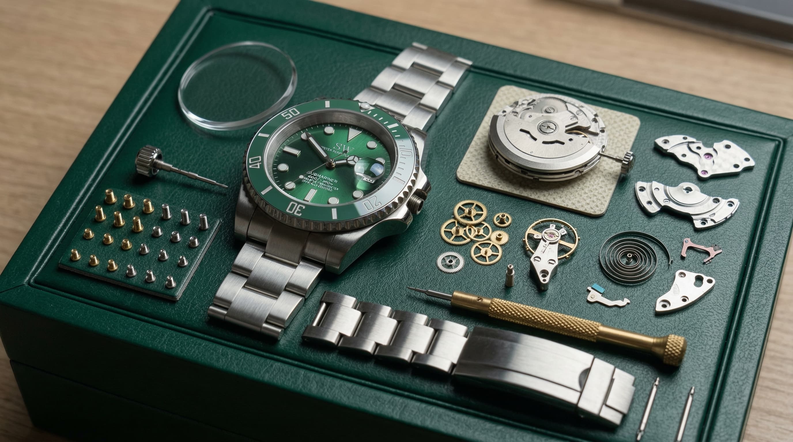 Master watchmaker at work